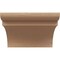 Ekena Millwork 6in. W x 4in. H x 20in. L Yorktown Woodgrain TimberThane Rafter Tail, Primed Tan RFTUR06X04X20YORRCPR - alternate 3